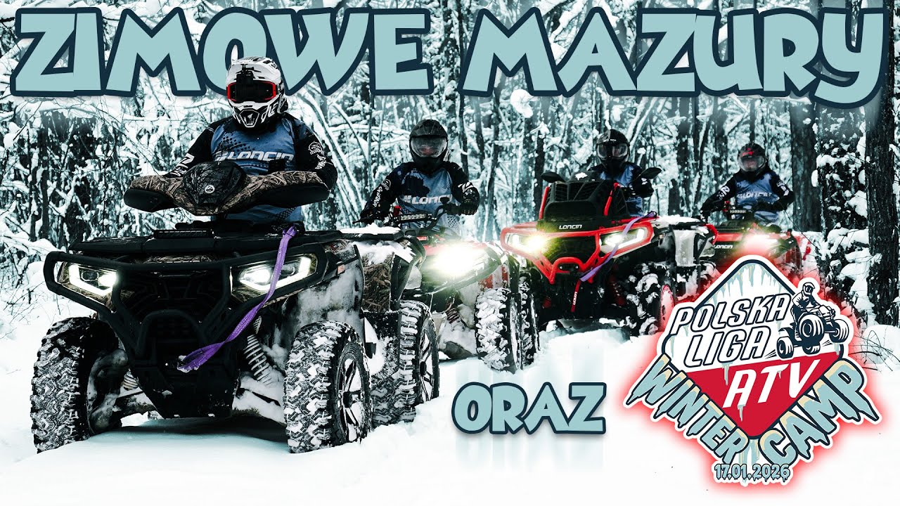 SZALONY QUADOWY WEEKEND - Mazury + Polska Liga ATV! ❄️🏆