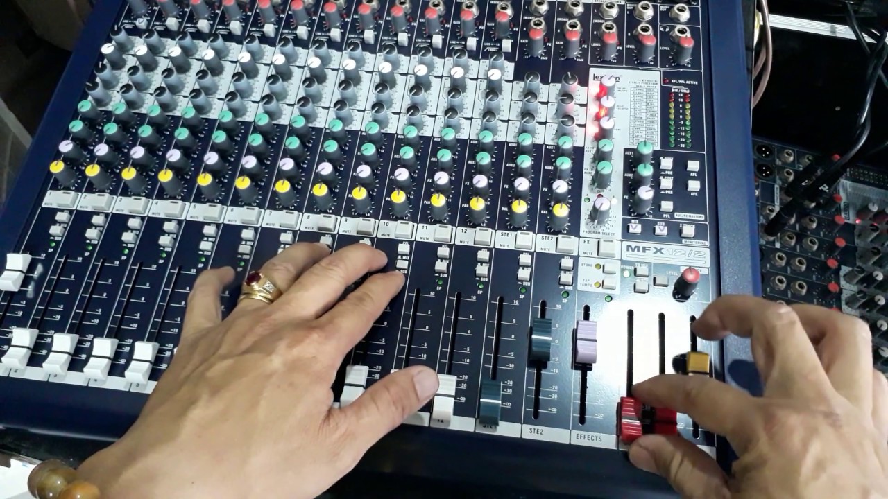 Huong dan chinh ban mixer MFX và EFX đúng cách