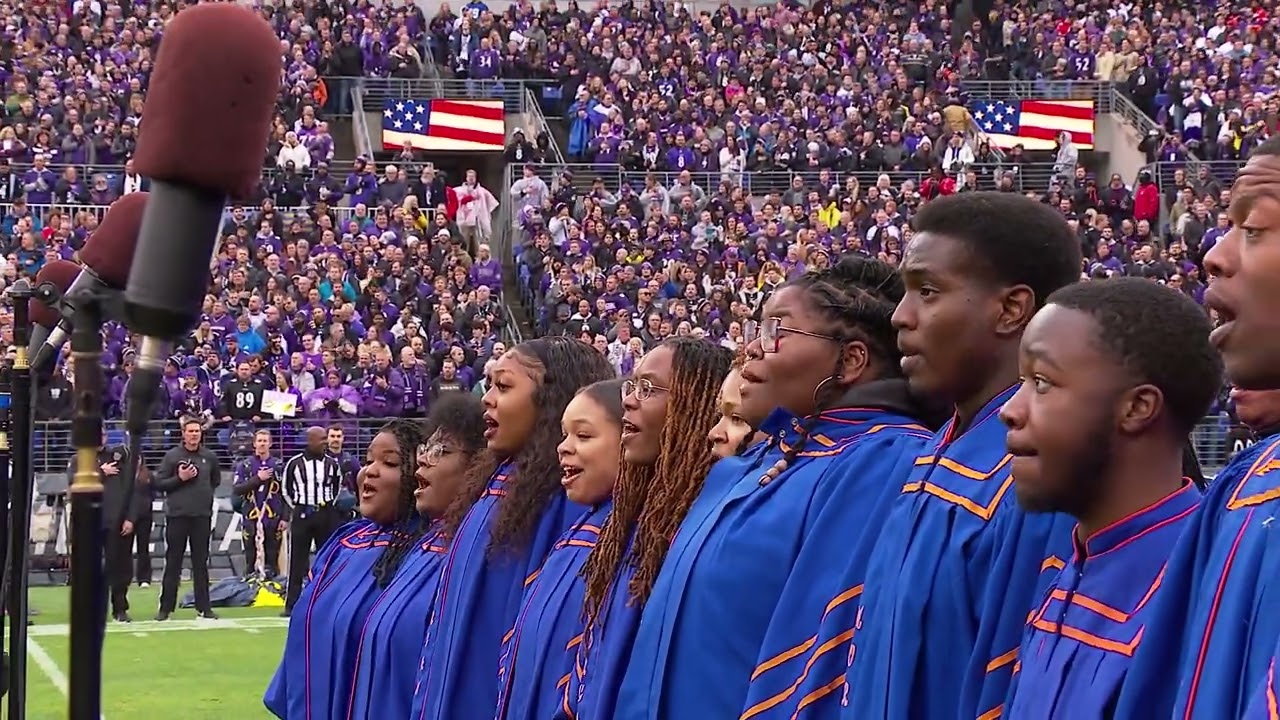 Morgan State University Choir AFC Championship Game Performance (Baltimore, MD)