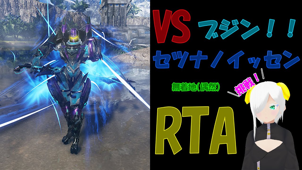 【PSO2NGS】ブジンRTAに挑戦しました！セツナノイッセン無着地（偶然）RTA！（38秒）