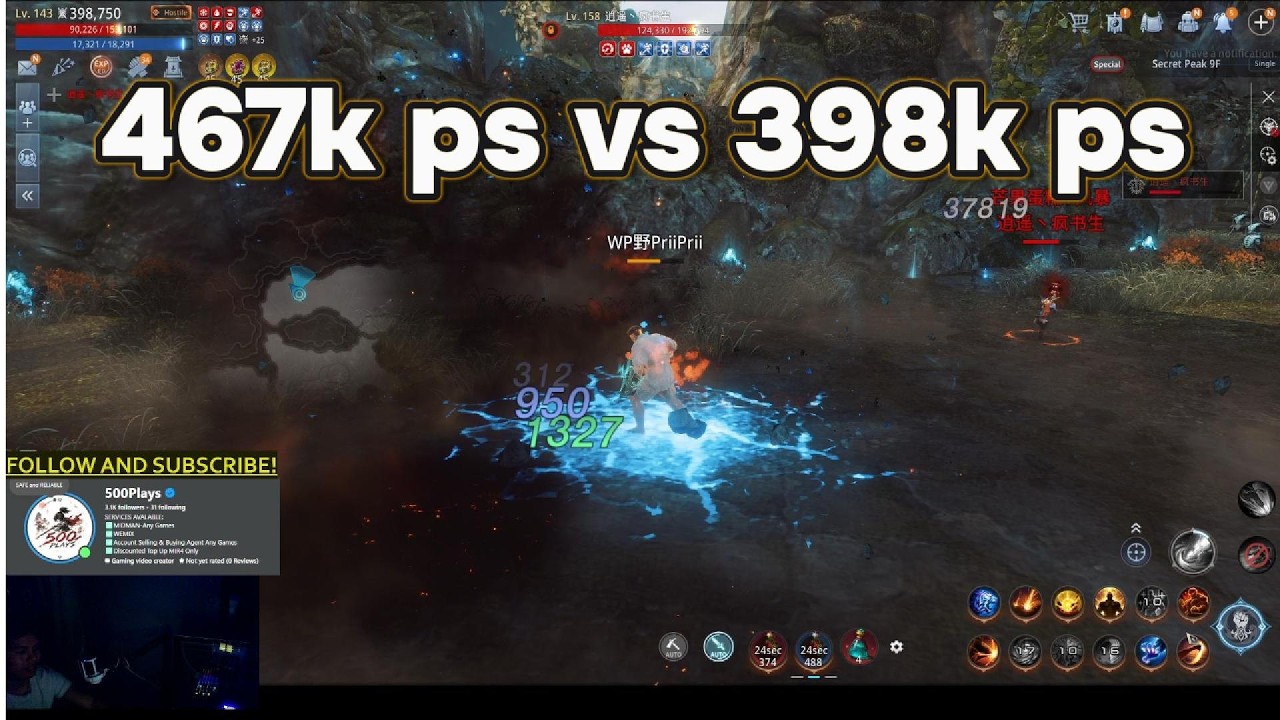 MIR4 PVP: EP. 10 LIONHEART 398K PS VS 467K PS