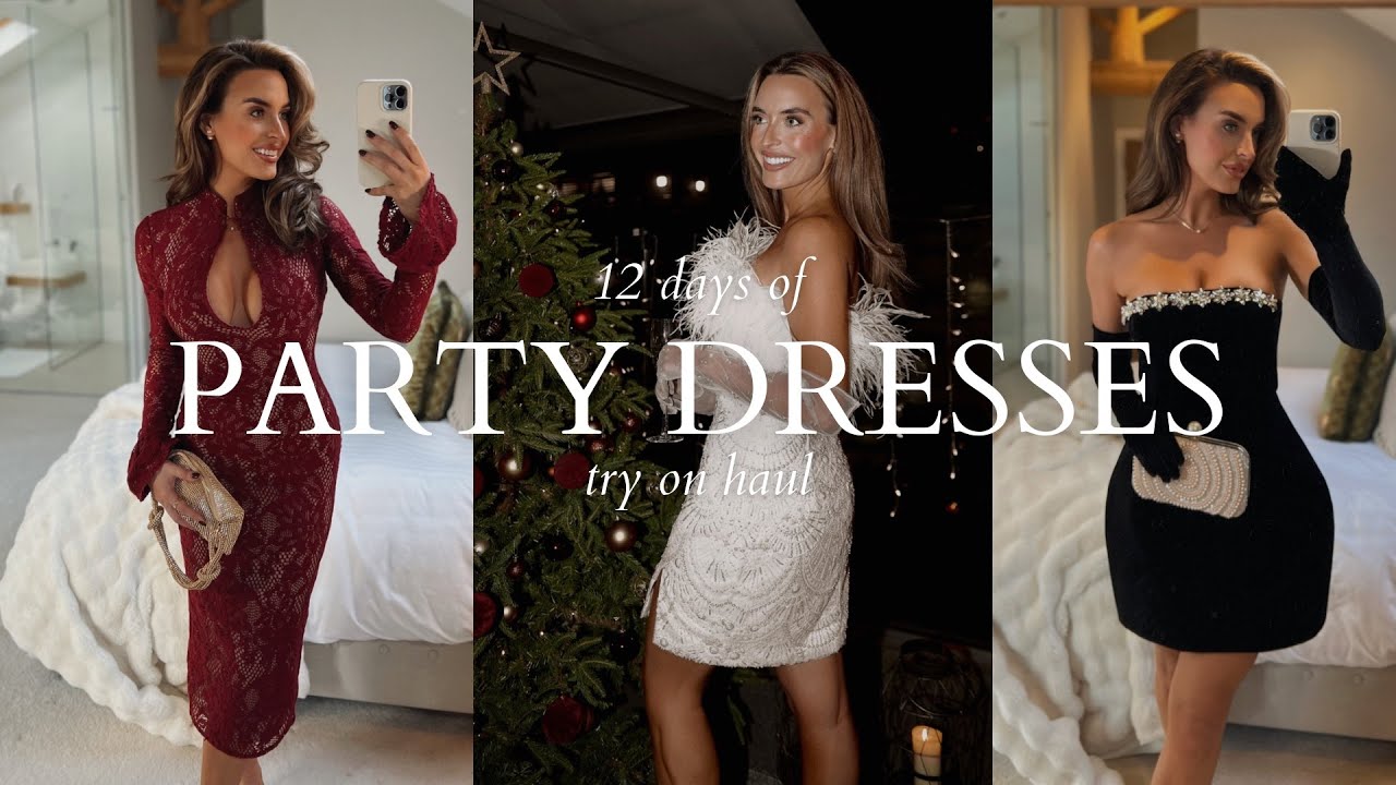 12 DAYS OF CHRISTMAS PARTY DRESSES 🍾 HOUSE of CB, KAREN MILLEN, RARE, CLUB L, LAVISH ALICE & more ✨