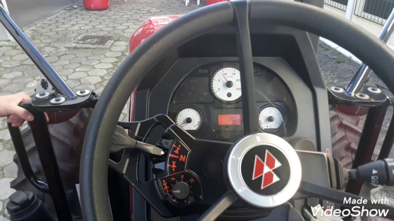 Massey Ferguson 4707 com revers&atilde;o eletro hidr&aacute;ulica e ajuste de sensibilidade!