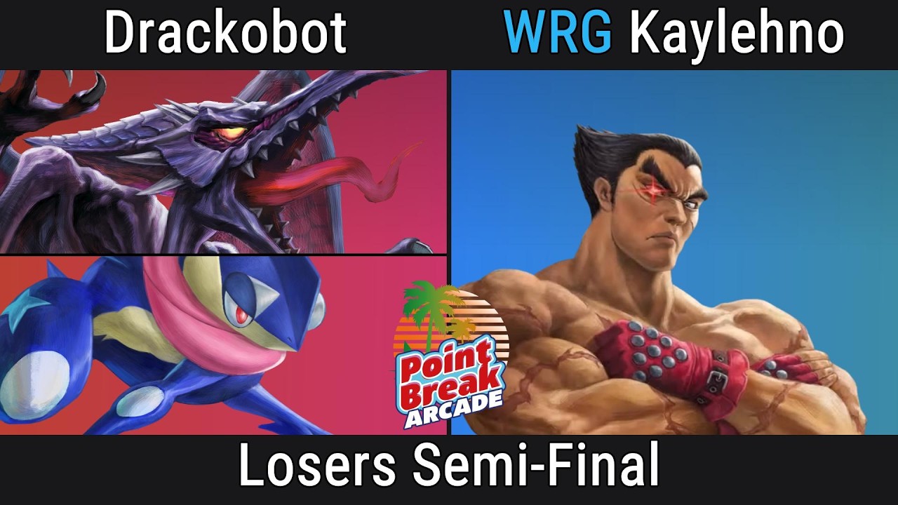 [Point Break #29] Losers Quarter-Final - Drackobot (Ridley, Greninja) VS WRG | Kaylehno (Kazuya)