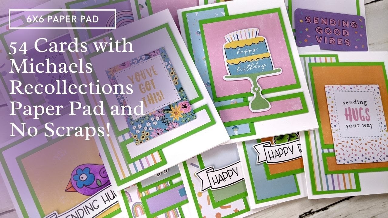 Cut it Up! | 54 Cards Michaels 6x6 Paper
