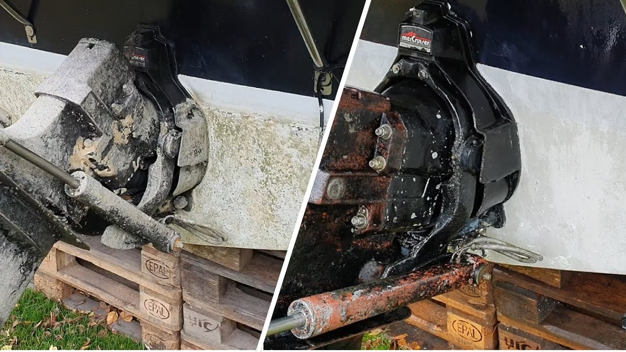 Unterwasserschiff SEA RAY SRV 240 reinigen