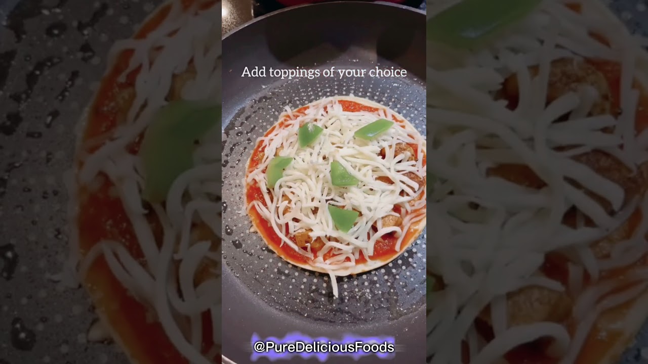 How to make Pizza Pancake recipe ready in 10 minutes@PureDeliciousFoods #cooking #fastfood
