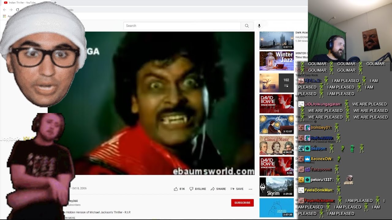 Forsen reacts to Indian Thriller