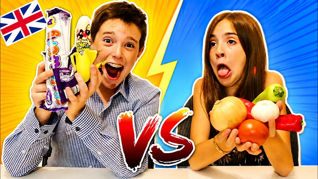 BRITISH CANDY vs REAL FOOD!!
