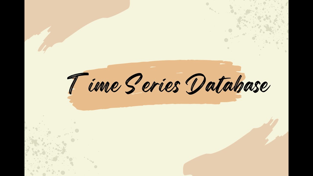 Whats TSDB (Time Series Database)? When to use one ?
