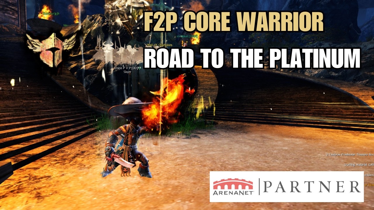 Guild Wars 2- Ranked PvP (Sumer Session) - Core Warrior PvP - Road of Platinum! F2P