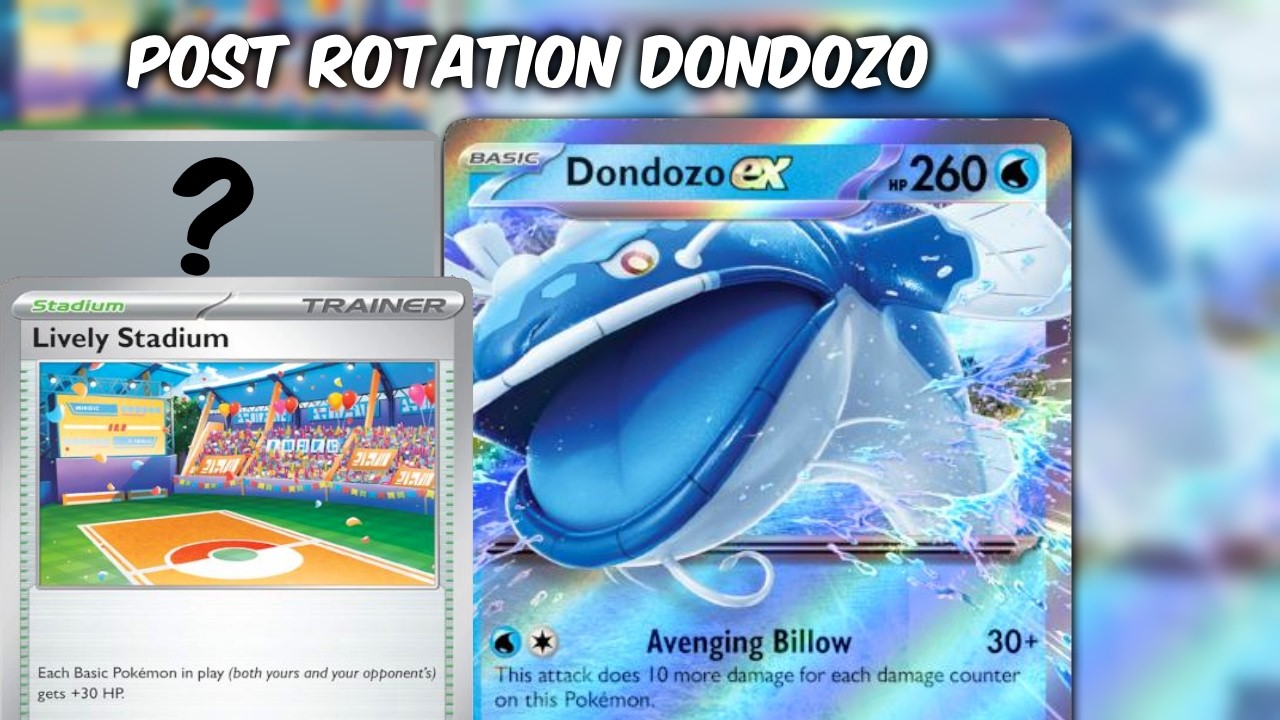 The Dondozo ex Is BROKEN Level Tank & Fun With This Deck List!