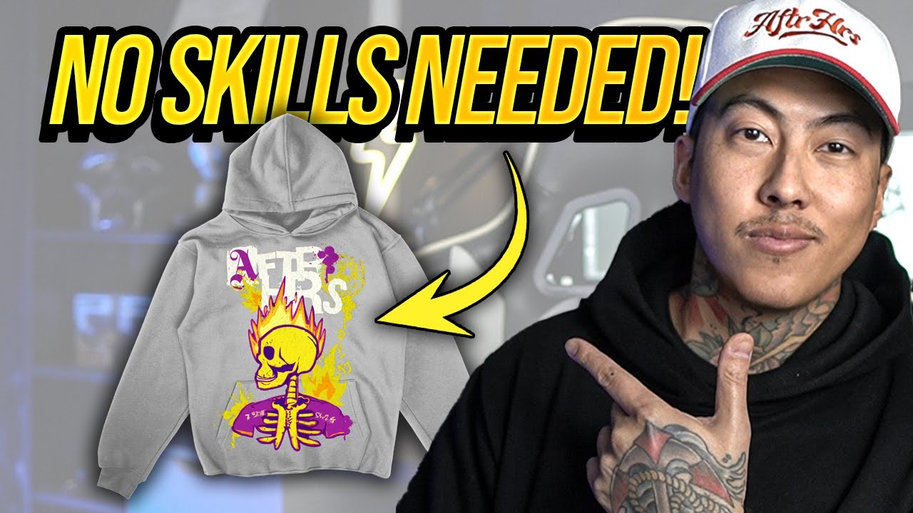 Making A T-Shirt Design In 10 Minutes for Your Clothing Brand (No Skill) Using AI
