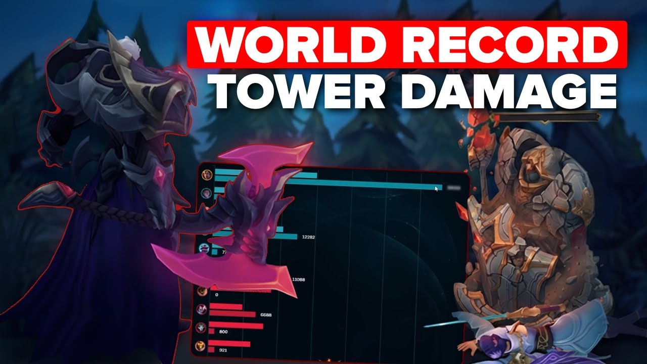 SEASON 16 TOWER DAMAGE WORLD RECORD WITH DARIUS