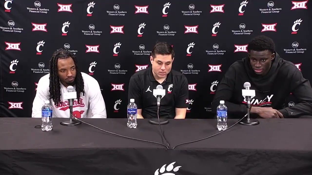 Cincinnati Men's Basketball | Day Day Thomas, Wes Miller, Moustapha Thiam Recap Win Over Oklahoma St