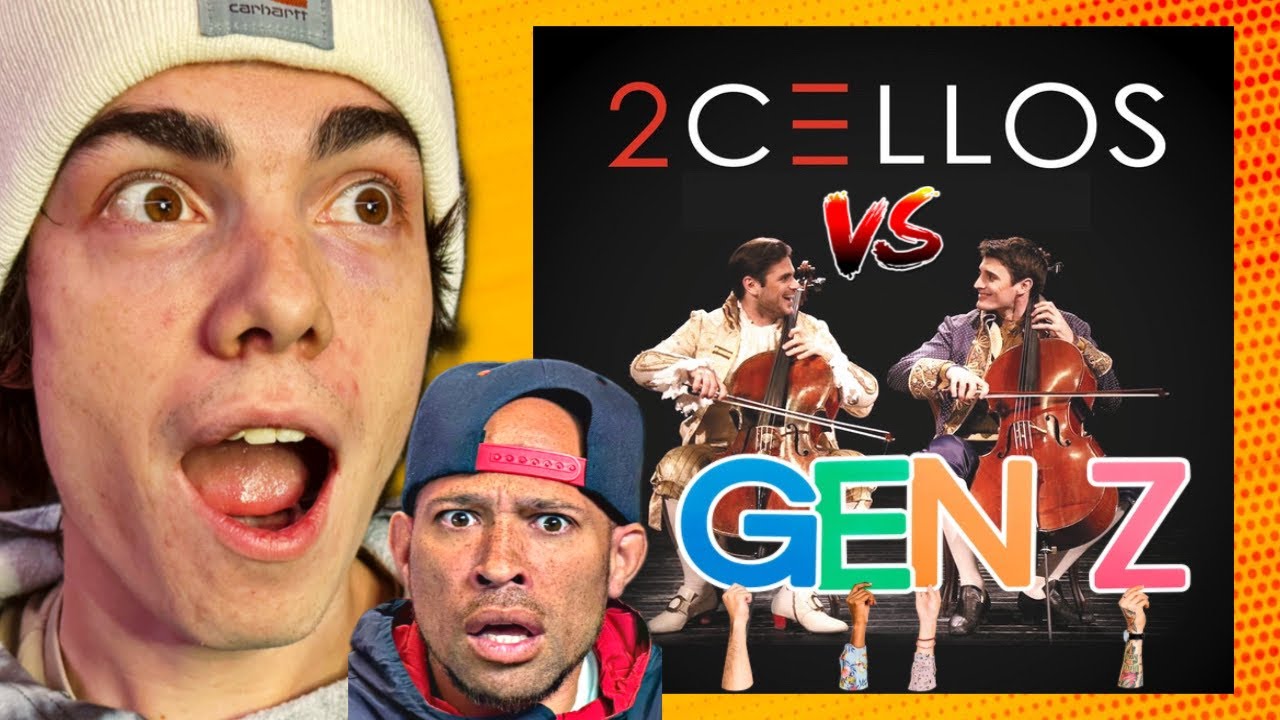 Gen Z Musician FIRST time REACTION to 2CELLOS - Thunderstruck! This is insane...