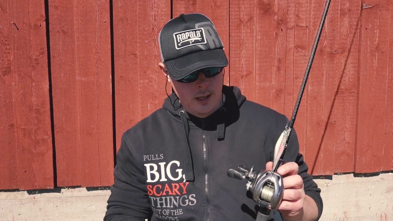 Shimano Zodias f&ouml;r jerkbaitfiske efter abborre - Shadow Rap