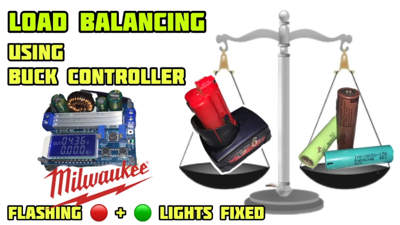 Milwaukee Battery not charging - why - balance cells