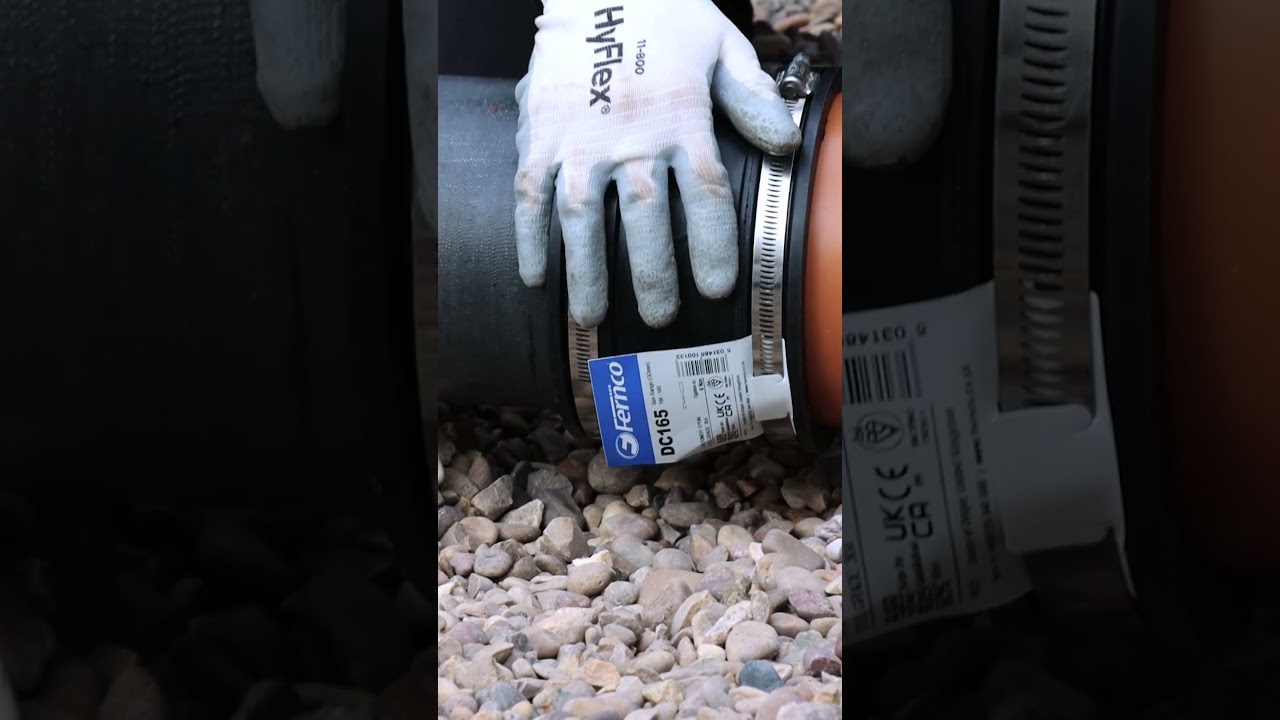 How To Install A Fernco Drain Coupling #diy #coupling #fernco
