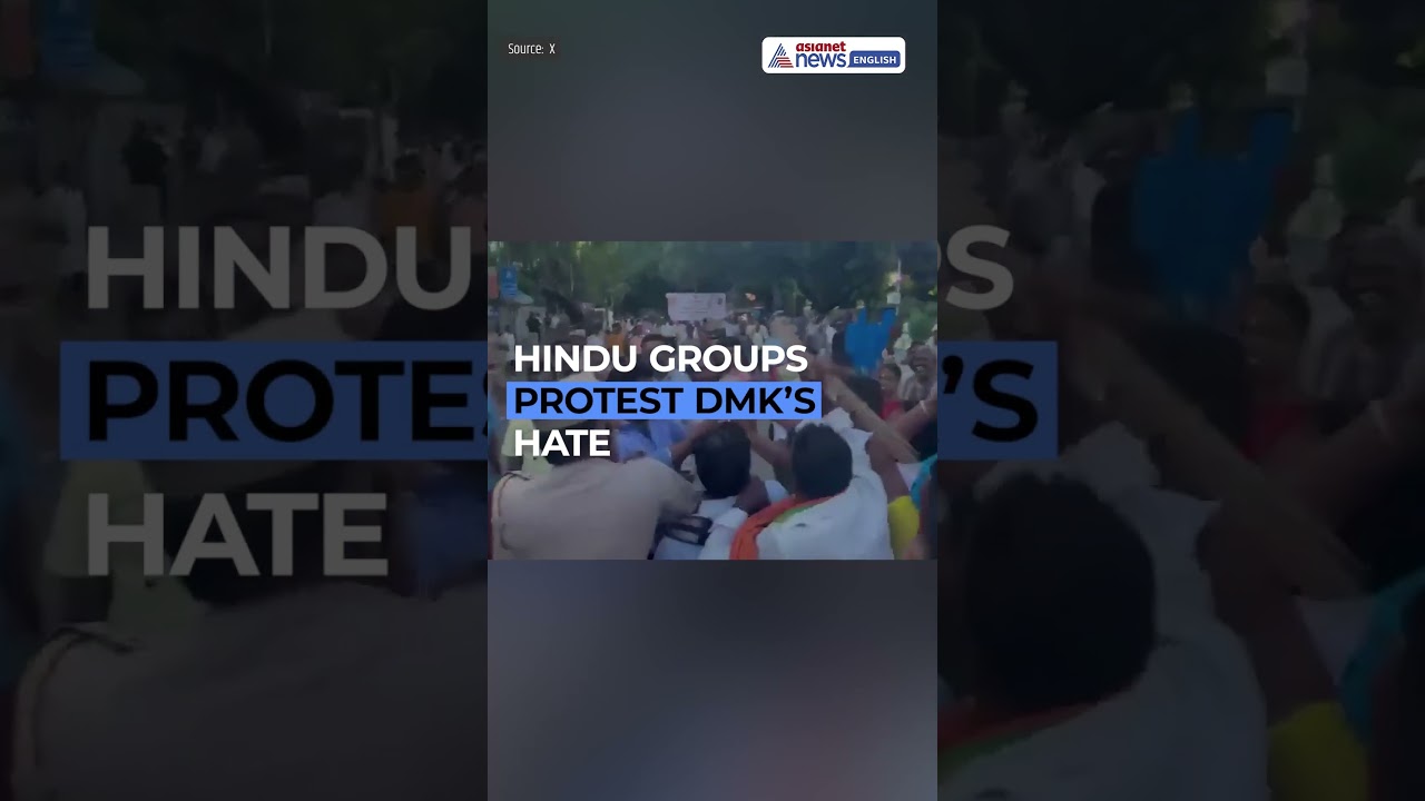Tamil Nadu Erupts in Protests Over Udhayanidhi&rsquo;s  &lsquo;Eradicate Sanatan Dharma&rsquo; Remarks #Shorts