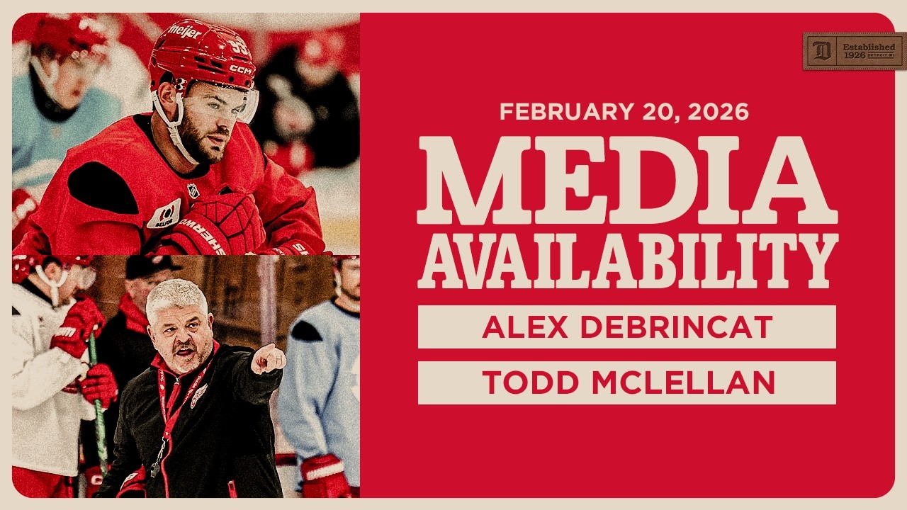 Alex DeBrincat & Todd McLellan Media Availability | Feb 20, 2026