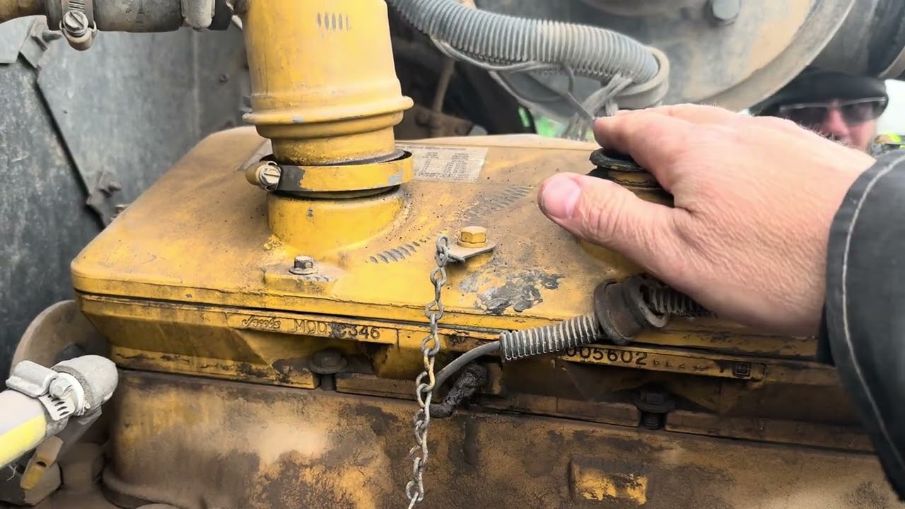 120725 3406B caterpillar engine test run