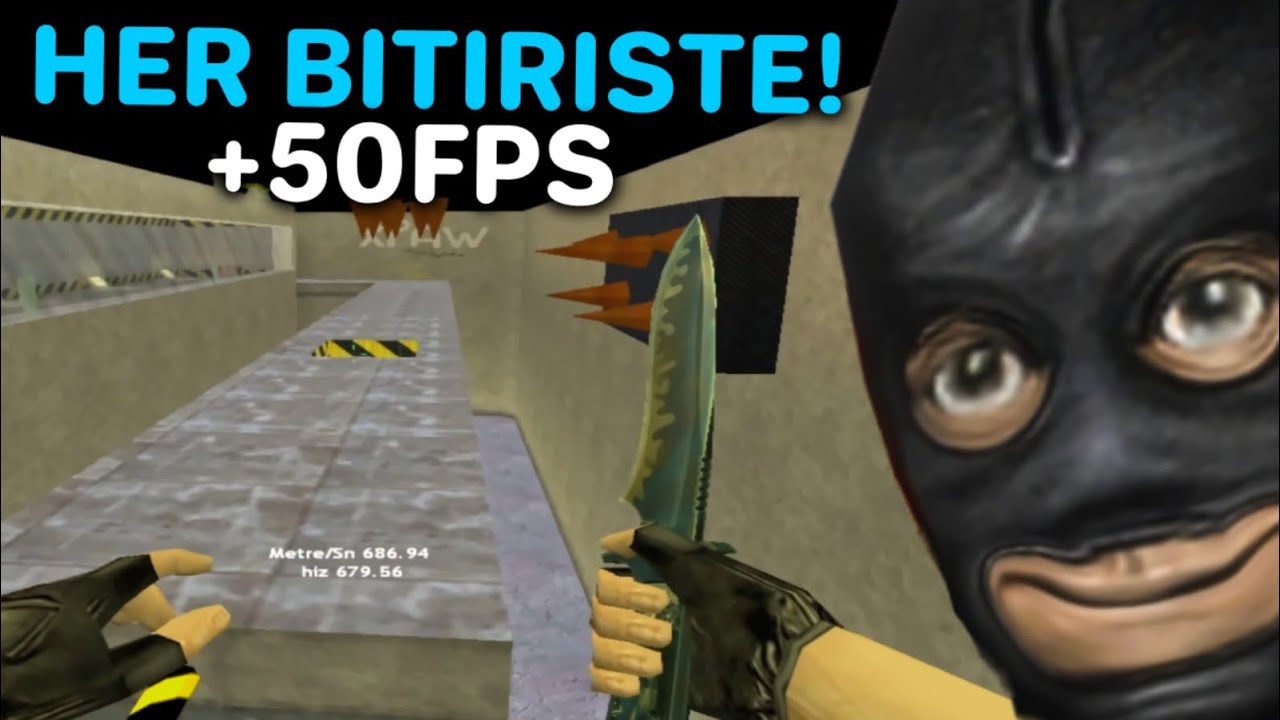 HER BİTİRDİĞİMDE FPS ARTIYOR! | CS 1.6 DEATHRUN