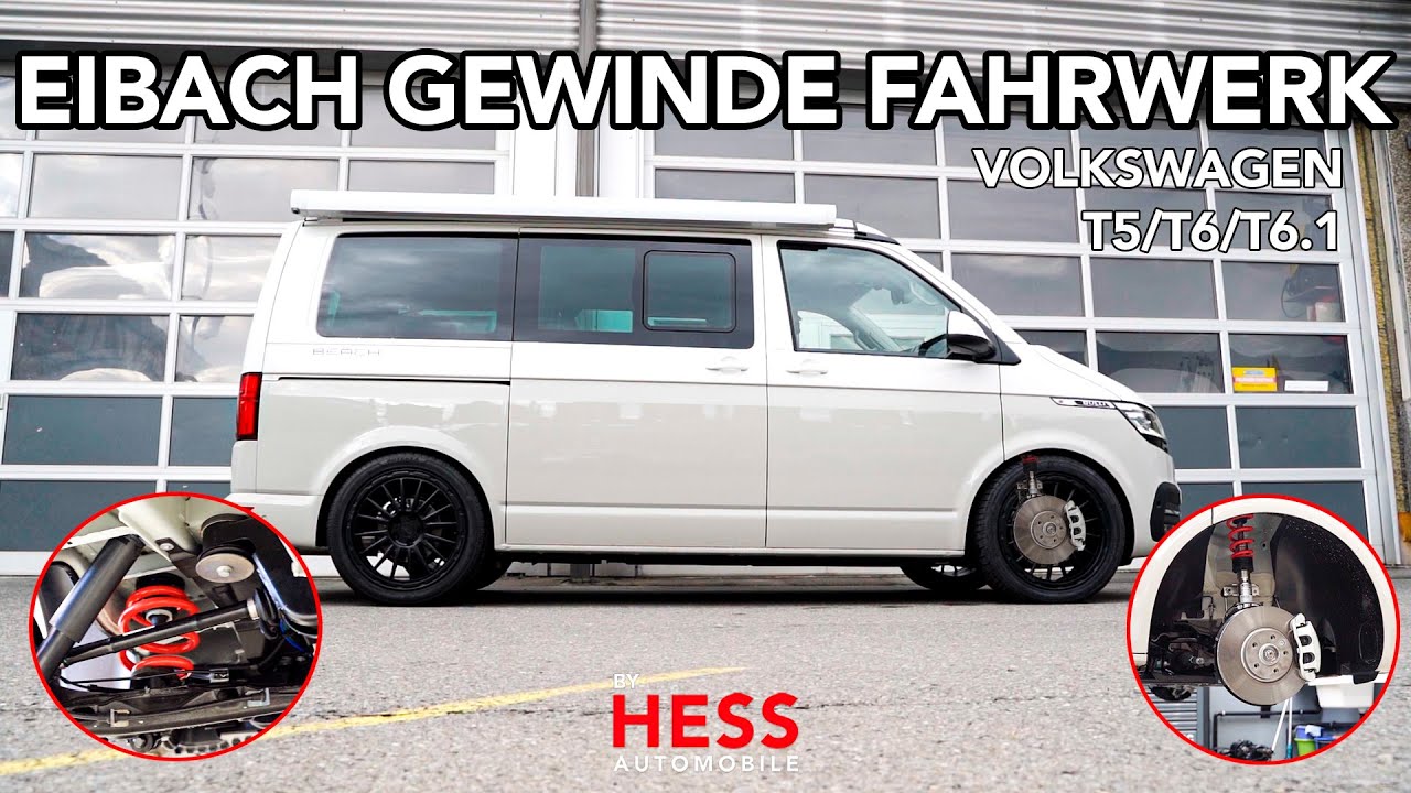 VW T6.1 California mit Eibach Gewindefahrwerk
