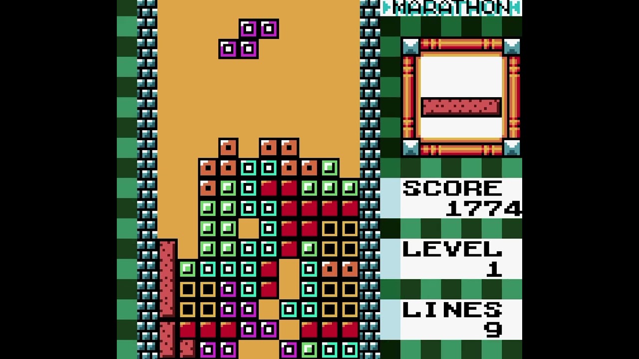 Tetris DX (GBC) Gameplay 