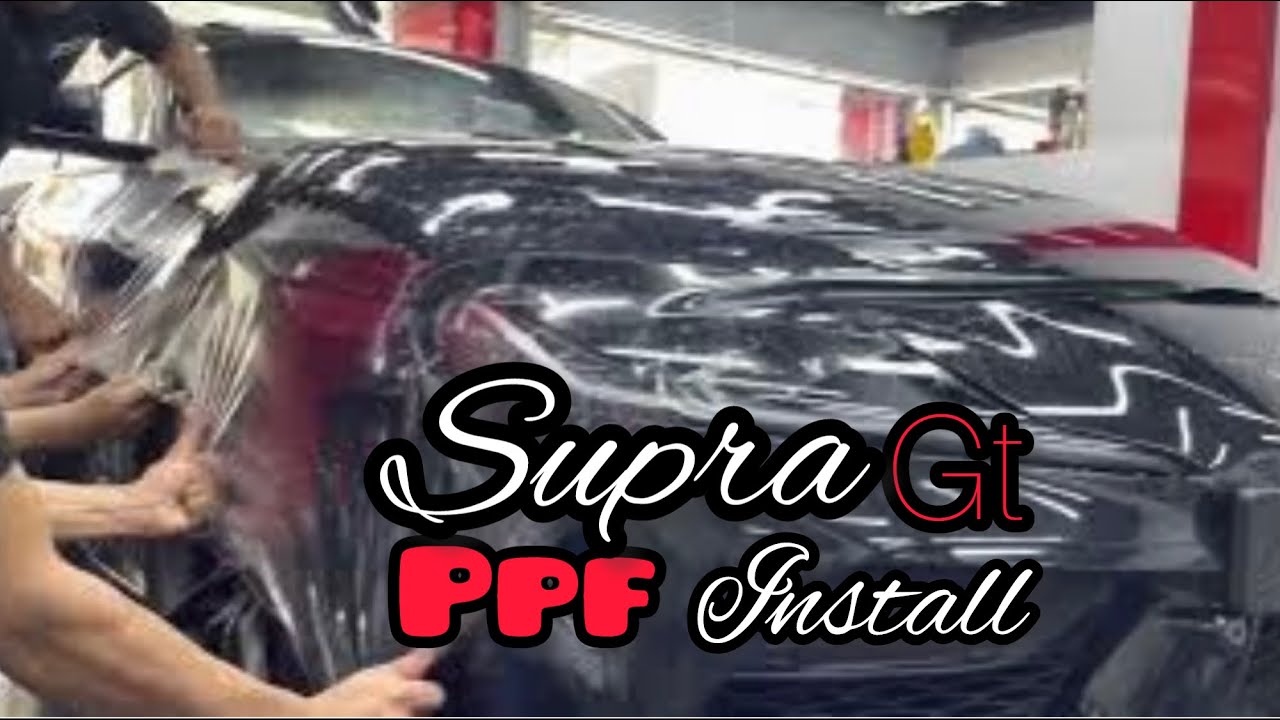 Инструкция: Как установить защитную пленку для краски на капот Supra GT
