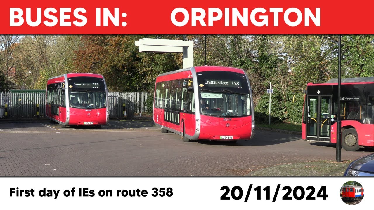 London buses in Orpington 20/11/2024