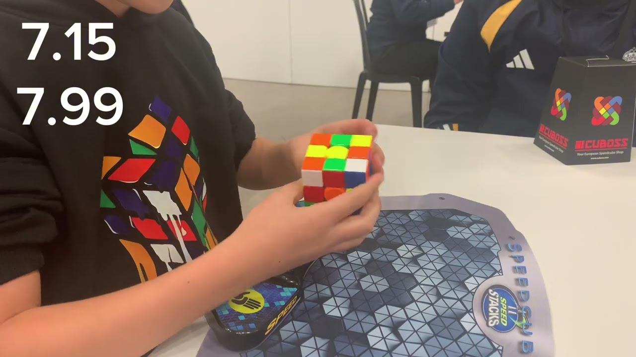 7.99 PR 3x3 avg (Pr single fail)