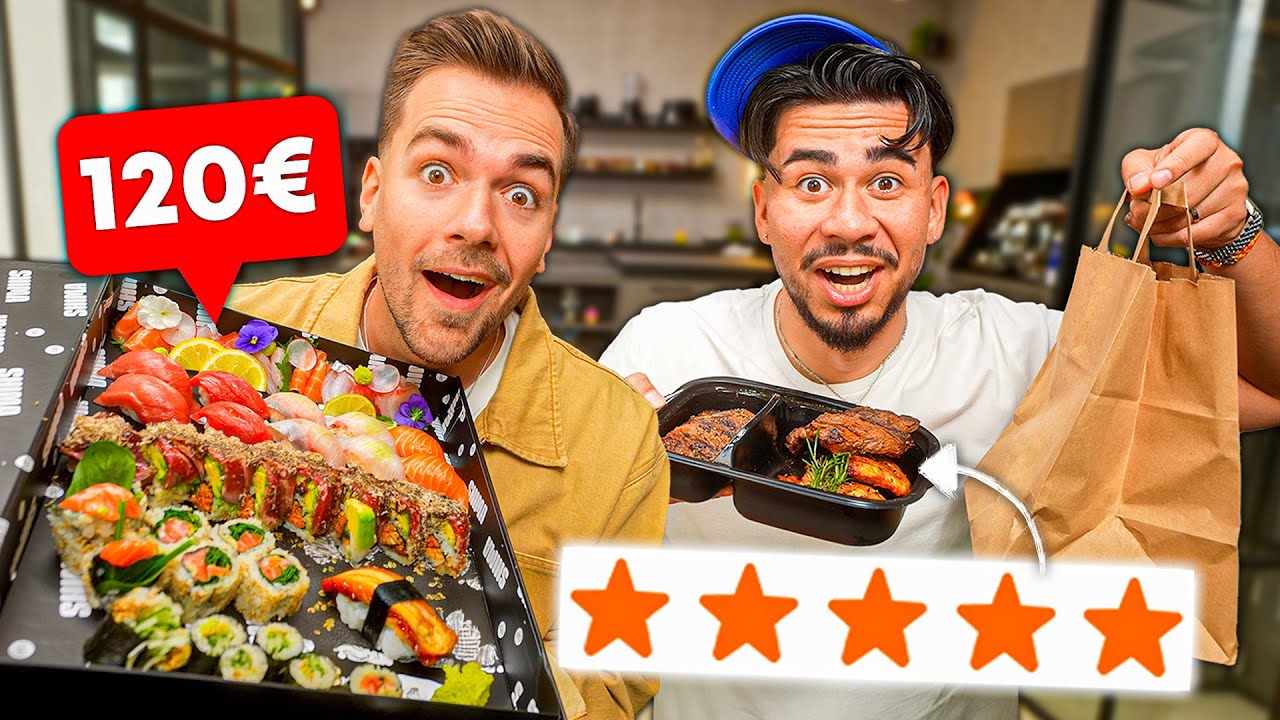 Wir bestellen nur das TEUERSTE vom Lieferservice 🤔💰