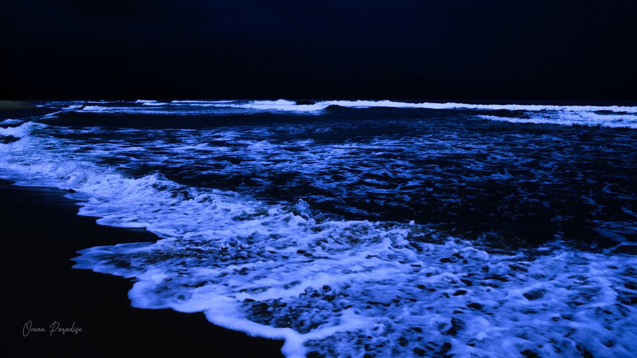 Wake Up Happy - Best Relaxing Ocean Sounds at Night for Stress Relief, Healing & Meditation