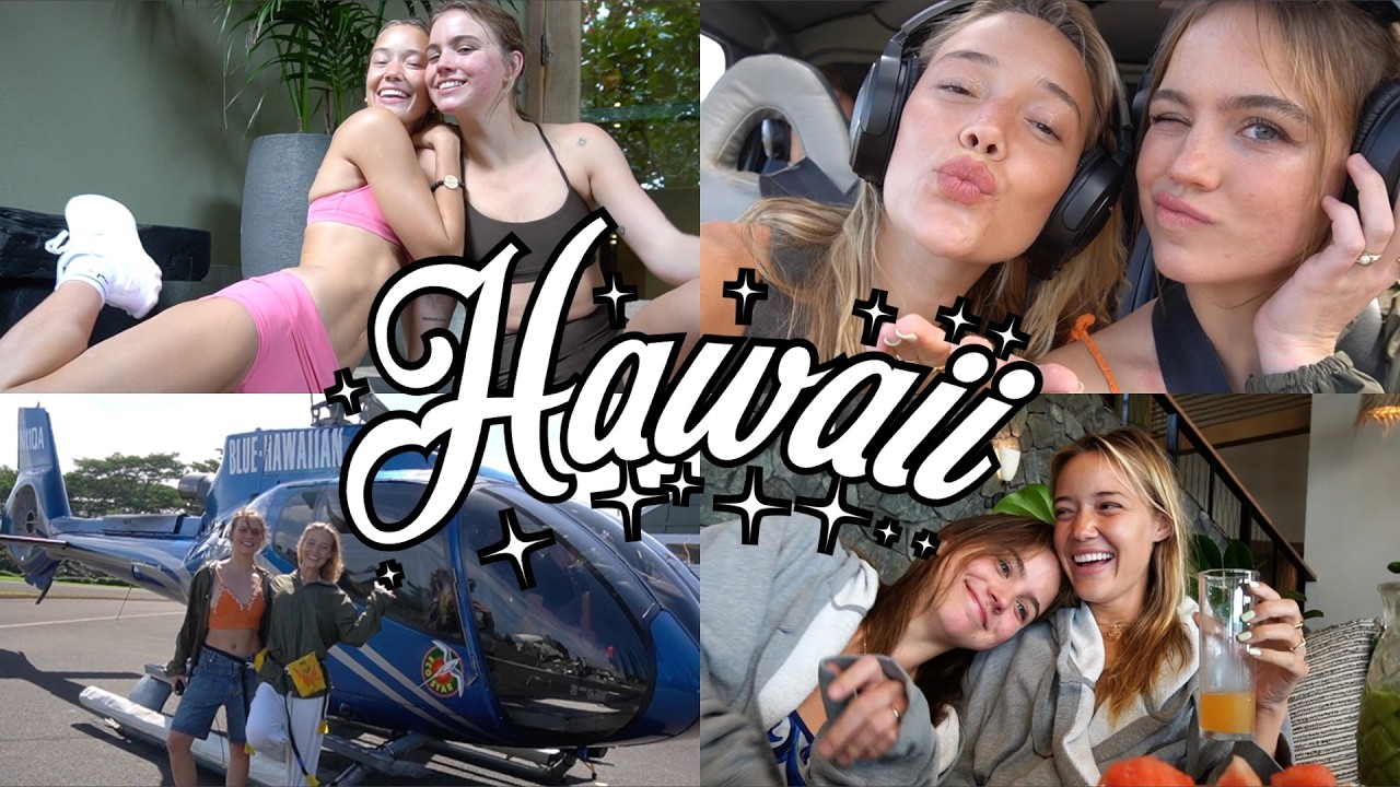 Hawaii Girls Trip: workouts, helicopter ride and sauna routine