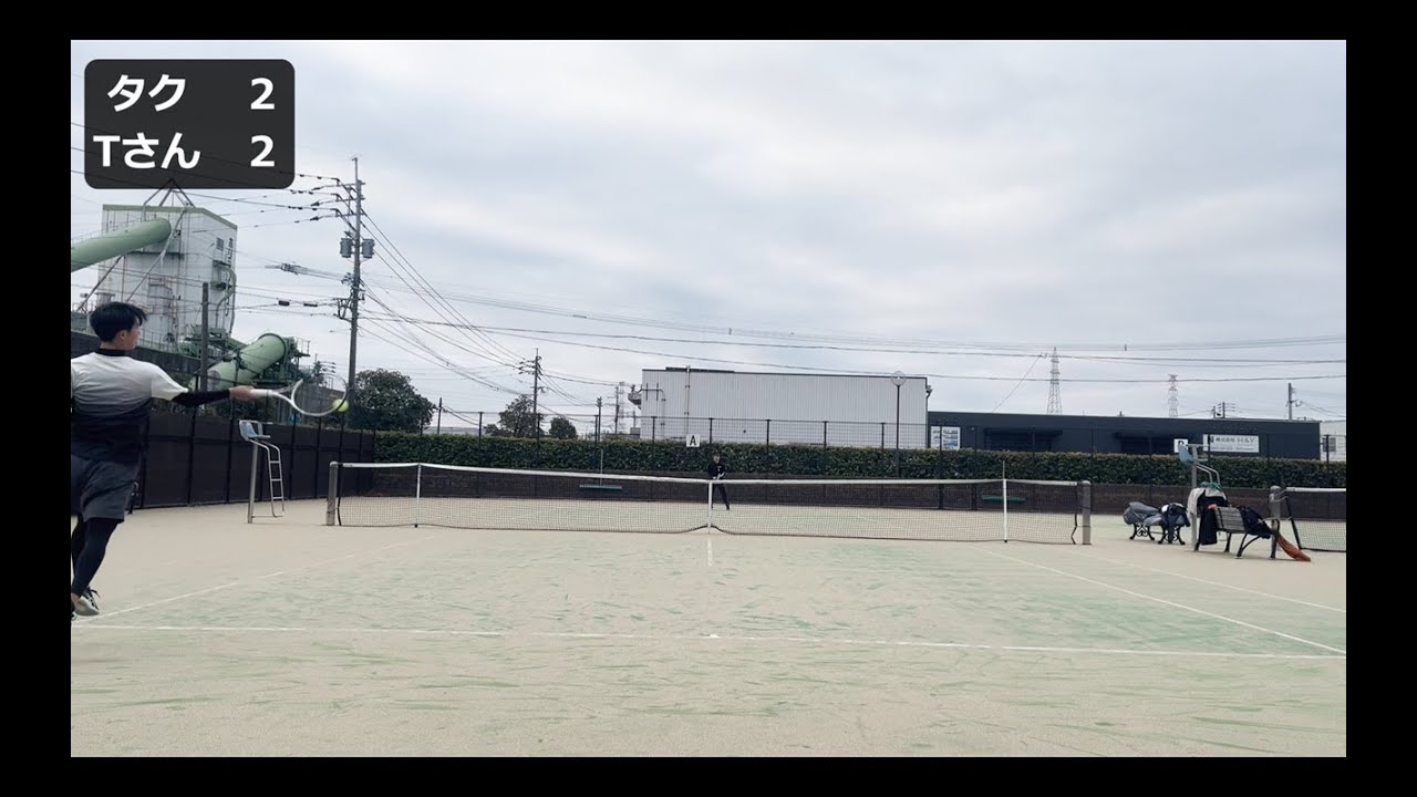 【今日は誕生日】2026.1.12 シングルス練習会 4人総当たり