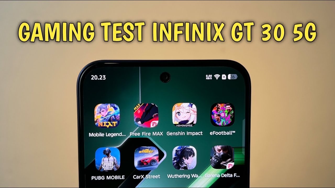 SIKSA DIMENSITY 7400! Gaming Test Infinix GT 30 5G - Tes FPS, Suhu & Baterai!