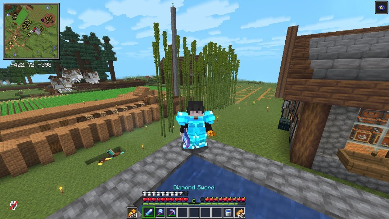Membuat Rumah Untuk Para Villager [Minecraft Indonesia]