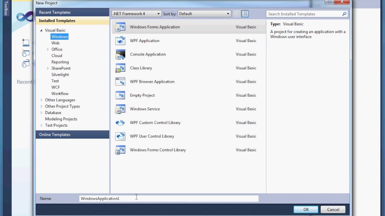 VB.NET dropdown menu