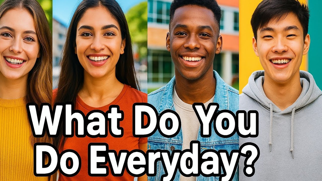 What Do You Do Every Day? | Daily Routine in Simple English (A2 Level Listening)
