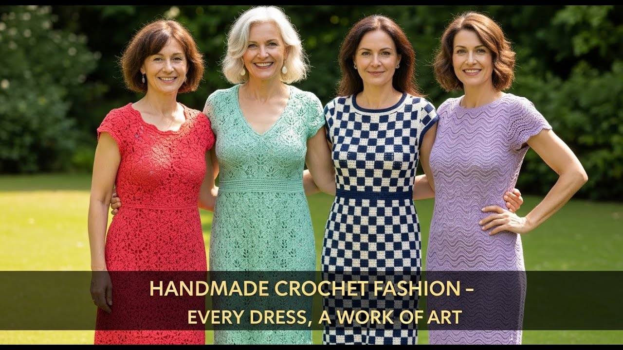 Handmade Crochet Dresses 2025 | Trending Crochet Fashion Lookbook (UK & USA Style)