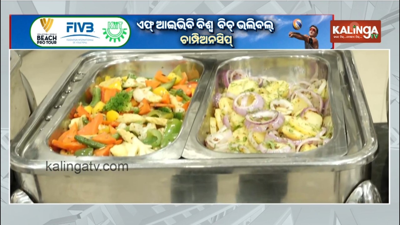 International Players Enjoy Indian Delicacies During FIVB Beach Volleyball Event at KIIT | KalingaTV