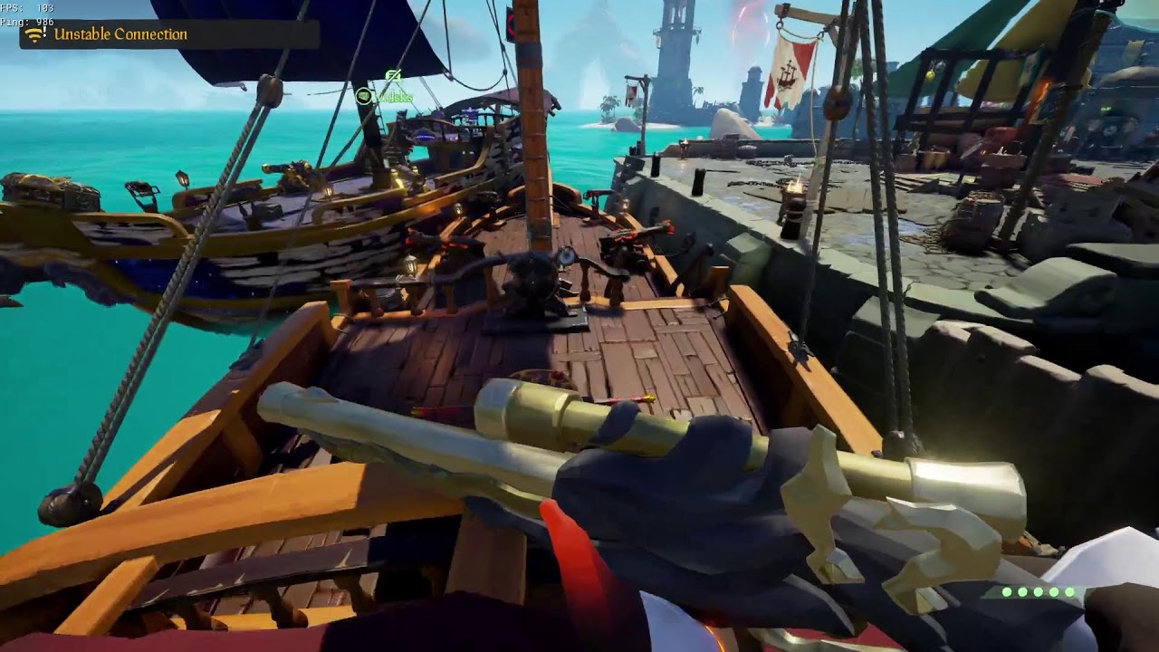 being a pirate and all that