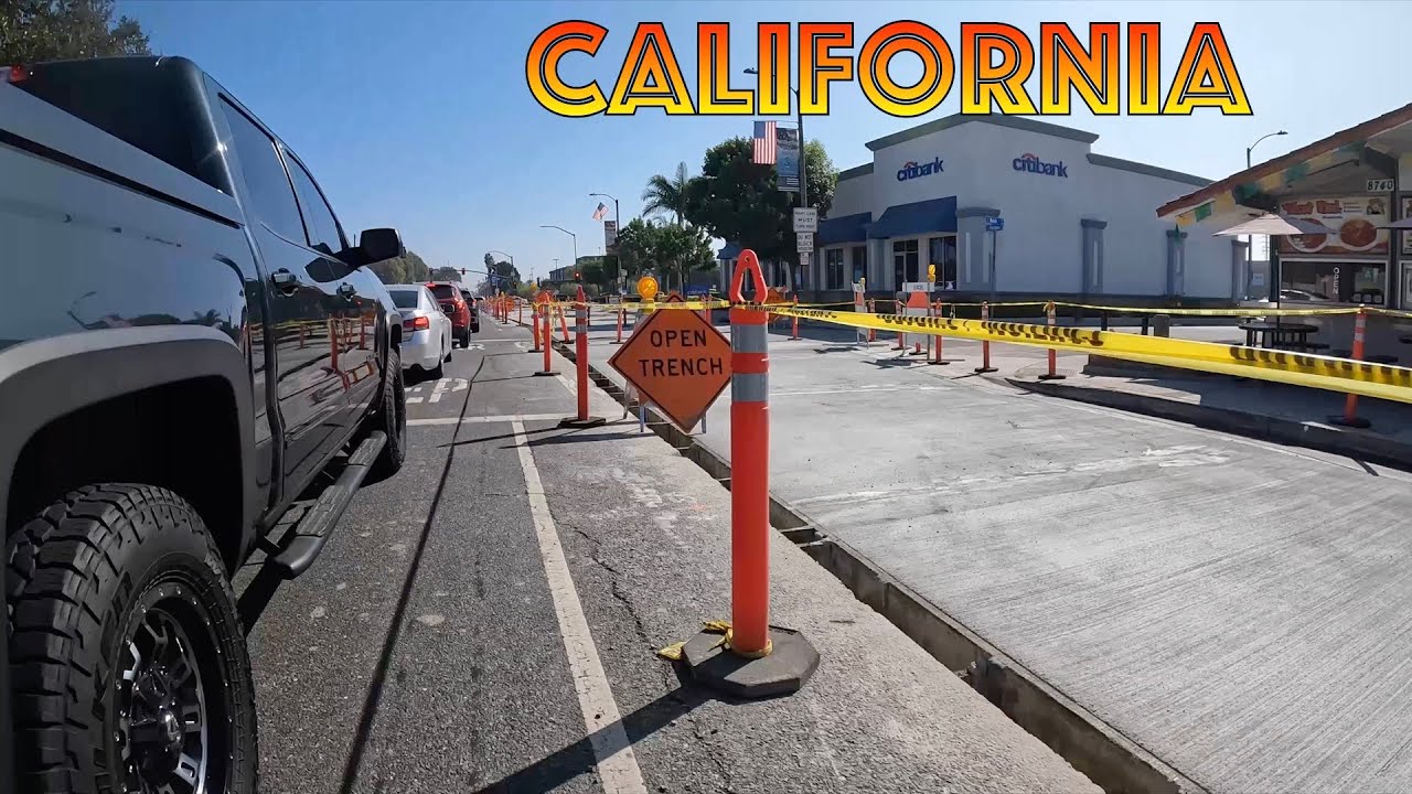 IN BICYCLE THROUGH DOWNEY CALIFORNIA  timewarp