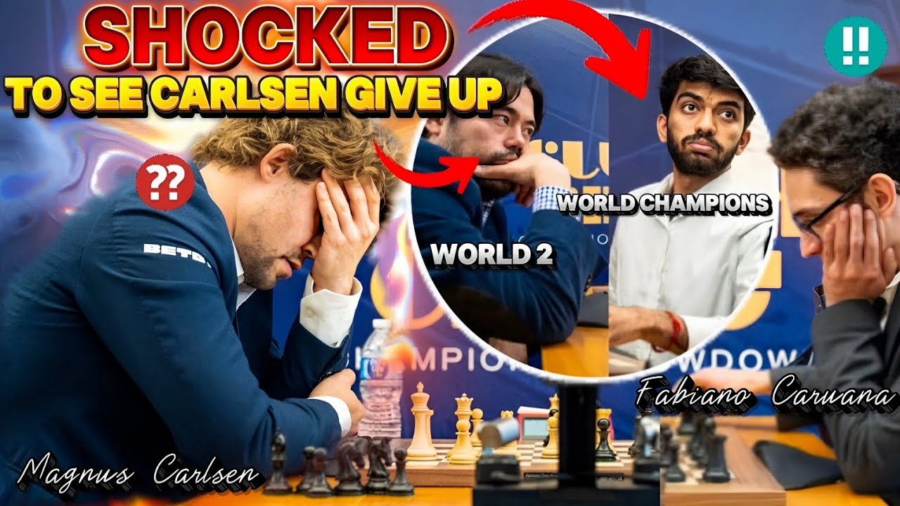 Magnus Carlsen VS Fabiano Caruana || Clutch Chess ST Louis 2025, Champions Showdown, Round 5 : G2-G1