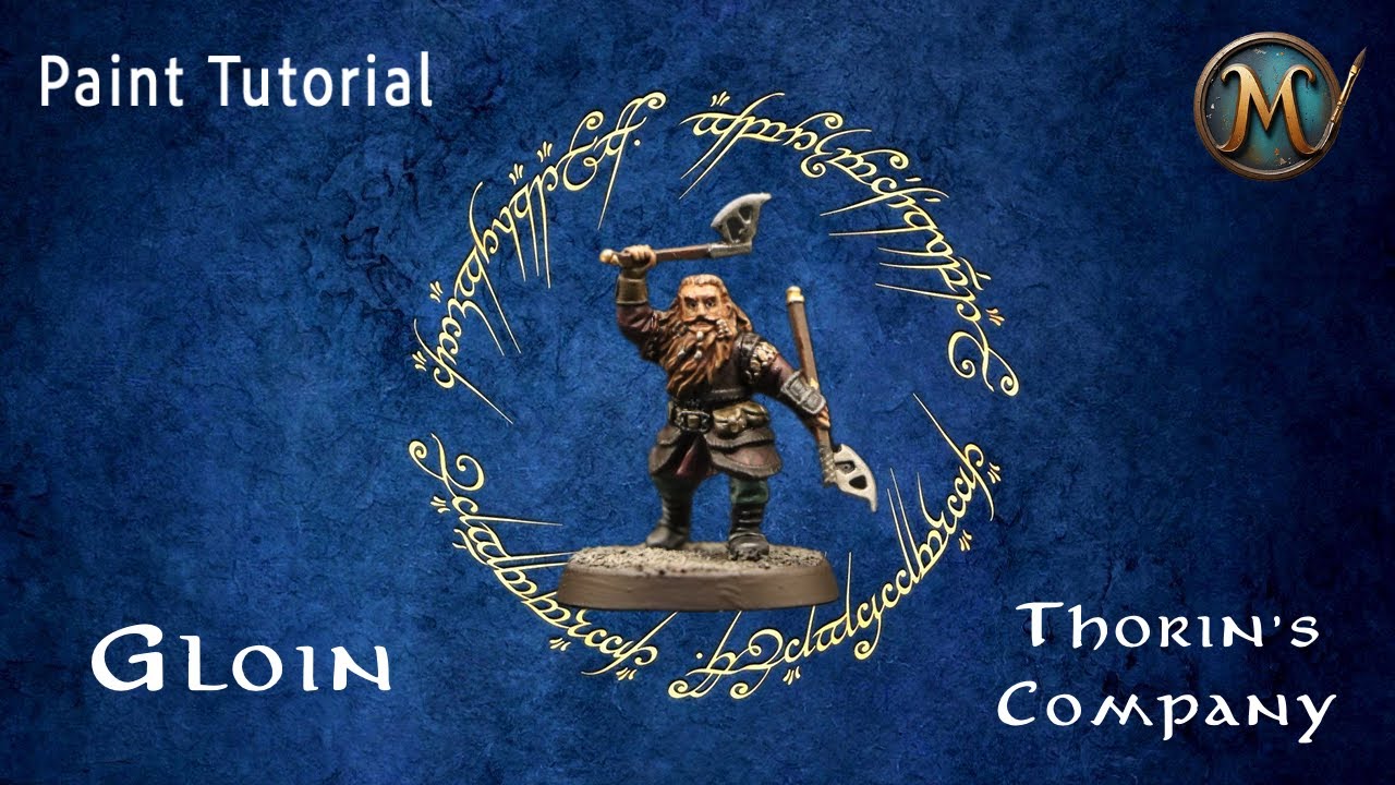 How to paint Gloin | Lord of the Rings MESBG Painting Tutorial