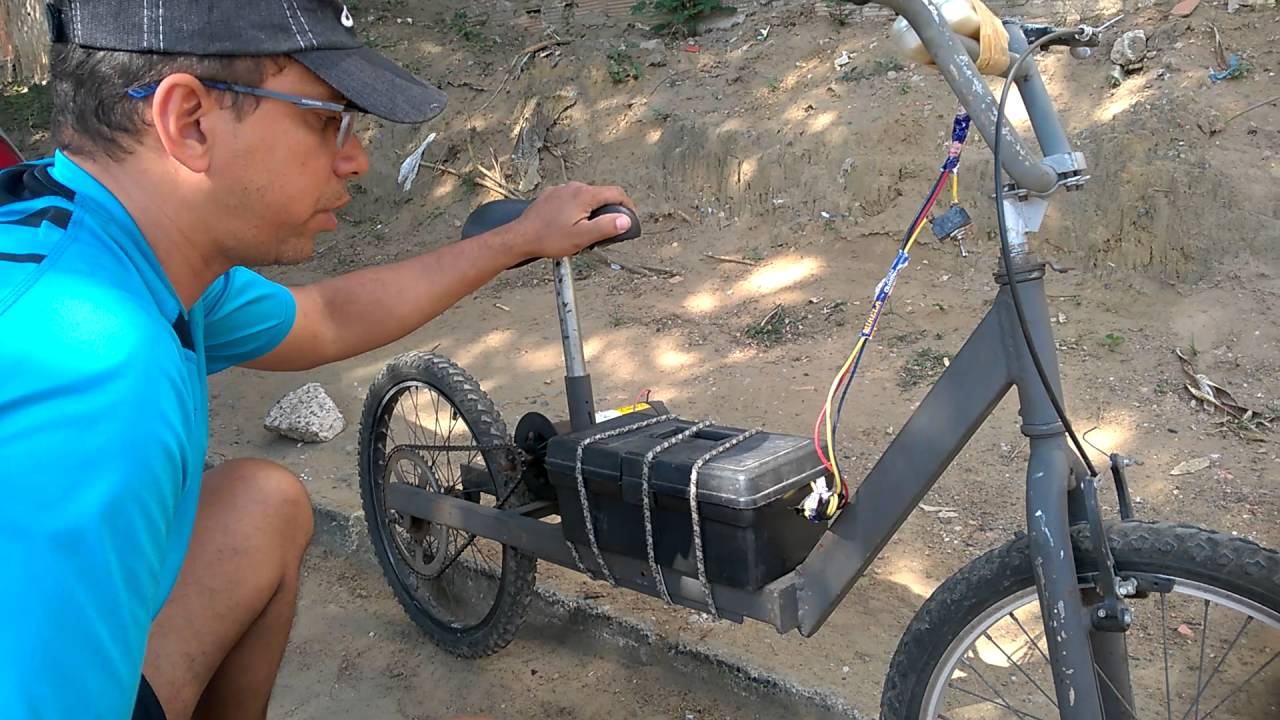 Bike Eletrica Com Motor De Esteira