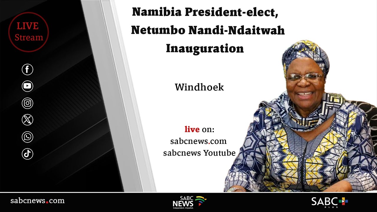 Namibia President Netumbo Nandi-Ndaitwah inauguration ceremony