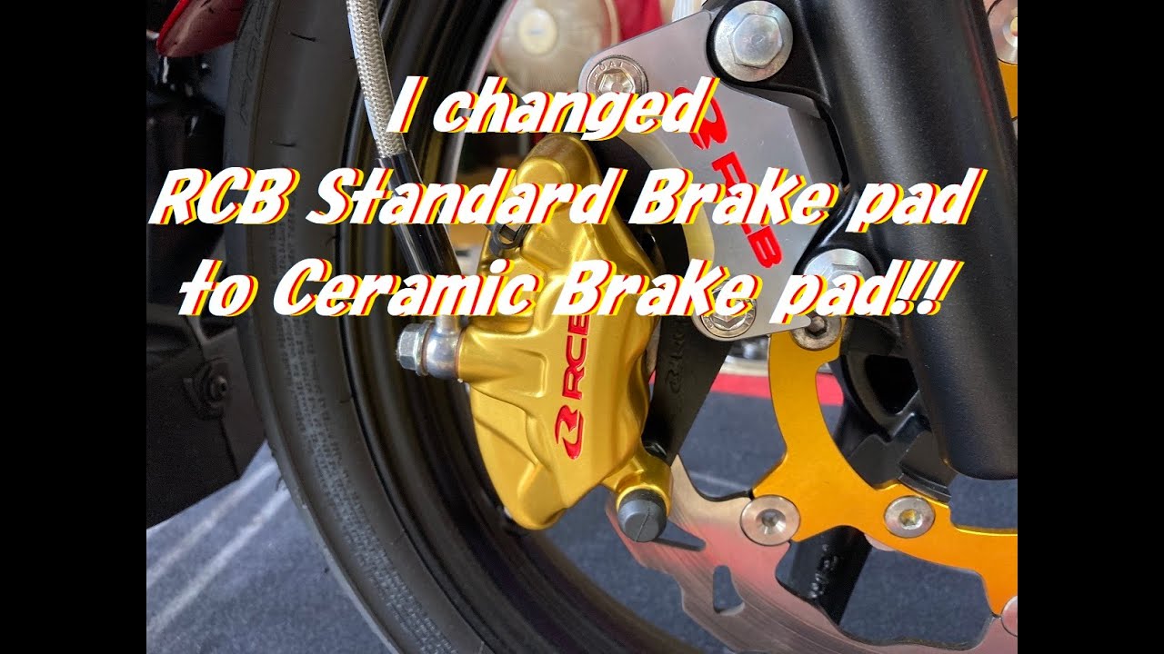Change the Brake pad from RCB S3 Standard to Ceramic.How to change brake pad for RCB S3. ブレーキパッド交換