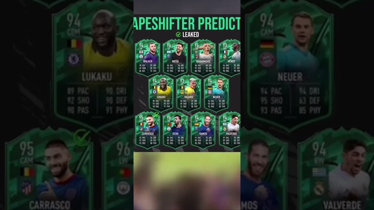 INSANE SHAPESHIFTER LEAKED SQUAD COMING IN FIFA 22 ULTIMATE TEAM!